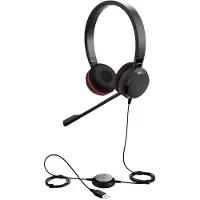 Jabra Evolve 30 II UC, langallinen kuulokemikrofoni, USB-A, musta