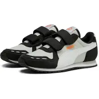 Puma Tennarit 'Cabana Racer' savunharmaa / mandariini / musta / valkoinen