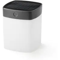 Konstsmide Assisi neliö solcell LED 1W Himmennettävä harmaa. 7806-302