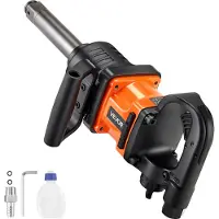 Vevor 1 tuuman paineilmakäyttöinen iskuporakone, jopa 2400 Nm:n mutterinirrotusmomentti, 6000 RPM 6-vaihteinen paineilmakäyttöinen iskuporakone, jossa 152,4 mm:n pidennetty alasin raskaisiin kuorma-au