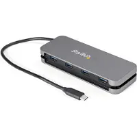 StarTech.com 4 Port USB C Hub - 4x USB-A - 5Gbit/s USB 3.0 Type C Hub USB 3.2/3.1 Gen 1 - Bus Powered - 11i Cable w/Management