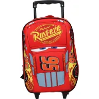 Disney Cars 3 Piston Cup 3D Matkalaukku 12,5L, Punainen