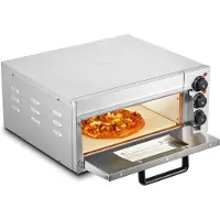 Vevor kaupallinen työtasoinen pizzauuni sähköinen pizzauuni 16" pizzalle sisätiloissa