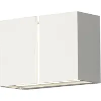 Konstsmide Led ulkoseinävalaisin Pavia, Valkoinen/opaali, Alumiini, Moderni