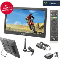 Xoro PTL 1050 V2, 25,4 cm (10"), LCD, 1024 x 600 pikseliä, HD, Digitaalinen, DVB-T, DVB-T2 (XOR400725)
