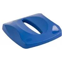 Rubbermaid Commercial Products sininen kierr tysroskakori paperinker yskansi k ytett v ksi Slim Jim -kierr tysastioiden kanssa