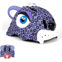 Crazy Safety Leopard, pyöräilykypärä, juniori, violetti