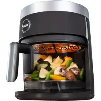 Unold 58695, 3,5 l, 0,8 kg, 1200 W, airfryer, musta