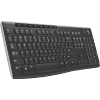 Logitech Näppäimistö - - K270 - Langaton RF - QWERTZ - Vedenkestävä - Musta
