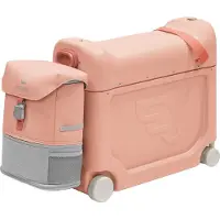 JETKIDS BedBox bundle Coral Pink, sis. matkalaukku ja reppu