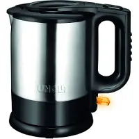 Unold 18015, 1,5 L, 2200 W, Musta, Ruostumaton teräs, Muovi, Veden tason ilmaisin, Johdoton