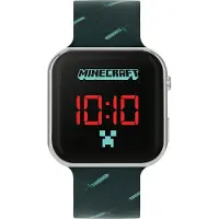 Peers Hardy MINECRAFT Digitaalinen rannekello, musta