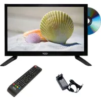 Xoro XOR400716, 47 cm (18.5"), 1366 x 768 pikseliä, HD, LED, DVB-C, DVB-S2, DVB-T2, Musta