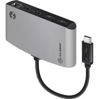 Alogic Thunderbolt 3 Dual DisplayPort telakka (harmaa)