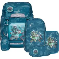 Beckmann Koululaukkusetti - Classic+ - Jungle Peli - - OneSize - Koulureput