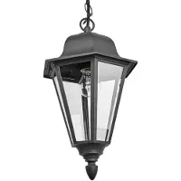 LINDBY Edana ulkovalaisin, 40 cm, antrasiitti, E27, IP44 , himmennettävä, Musta, Alumiini, Moderni