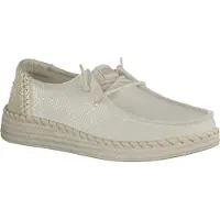 HEY DUDE Wendy Espadrille Woven - White - 42