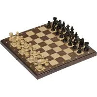 Goki Lautapeli - - Taikapelin avattava shakki - 28 x 28 x 2 cm - Ihanteellinen sisätiloihin - 2 tai enemmän pelaajaa