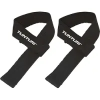 Tunturi Powerlifting Straps 2 Units Musta