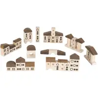 Goki Wooden Building Blocks City 70 pieces.