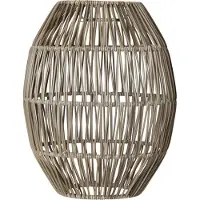 Star Trading Lampunvarjostin Linde beige-harmaa 24X30cm