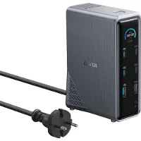 Anker Prime Charging Docking Station 14-in-1 Dual Display, 160W, Gray