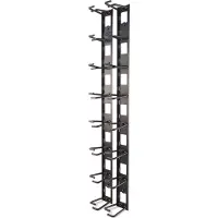 APC VERTICAL CABLE ORGANIZER, 8 CABLE RINGS, ZERO U (AR8442)