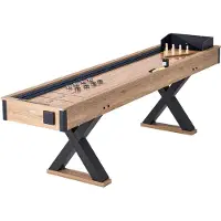 Vevor 9 ft Shuffleboard Table 2 in 1 Shuffleboard ja Bowling Combo -pelisetti