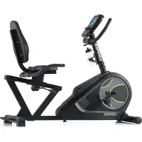 Zipro Iconsole + Glow Recumbent Electric Magnetic Bike