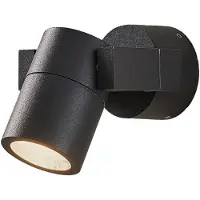 LUCANDE Ulkovalaisin , Kavuna, himmennettävä, Musta, Parveke, Alumiini, Moderni