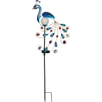 Star Trading Peacock Solar LED koristevalaisin IP44 80cm