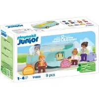 Playmobil Junior: Lufthavnsshuttlebus - Blue - ONE SIZE