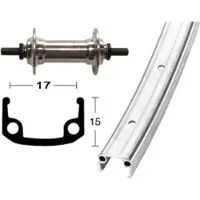 BikeParts Etupyörä 27 x 1.1 / 4"