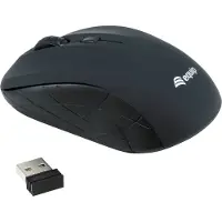 Equip 245108, Molempikätinen, Optinen, Langaton RF, 1600 DPI, Musta