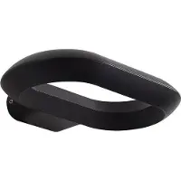 LUCANDE Led ulkoseinävalaisin LOOP , Musta, Metalli, Moderni