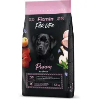 Fitmin 2x12kg, Dog For Life Puppy Puppy All Breeds, koiran kuivamuonaa