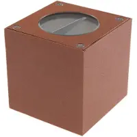 LUCANDE Led ulkoseinävalaisin JARNO , Ruskea/ruoste, Alumiini, Moderni