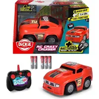 Dickie Toys Crazy Cruiser Radiostyrd Bil, 12 Cm - Red - ONE SIZE