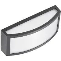 LINDBY Led ulkoseinävalaisin Jakari , Musta, Alumiini, Moderni