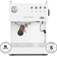 Ascaso Steel Uno PID White&amp;Wood espressokeitin - puoliammattimainen