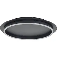 LINDBY Led Kunis , Musta, Olohuone/ruokailutila, Synteettinen materiaali, Moderni