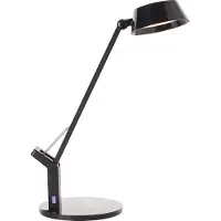 Brilliant Led pöytävalaisin Kaila, himmennettävä, Musta, Työhuone/toimisto, Synteettinen materiaali, Moderni