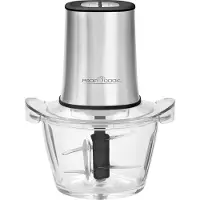 ProfiCook PC-MZ 1150 kitchen chopper and grinder with ice-crushing function, 1 L capacity, 400 W, 2 speeds, removable 2- or 4-blade assembly (501150)