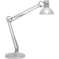 MAUL Led pöytävalaisin MAULstudy, Alumiini/harmaa/sinkki, Työhuone/toimisto, Metalli