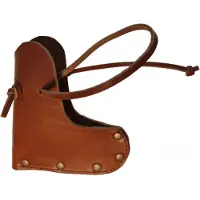 Edvardson Yxskydd i Äkta Läder (Size: 80 mm, Color: Cognac)