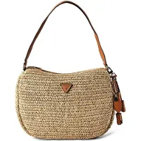 GUESS Ofelia Hobo Shoulder Bag - Beige - ONE SIZE