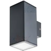 Kanlux S.A. Gori 235 seinävalaisin IP44 2xGU10 16cm antrasiitti