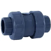 Pool Total 25697 Pvc-u Ø50 Tarkistusventtiilit Pallo-sarja Epdm O-renkaat Liuotinliitäntä