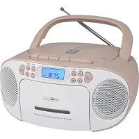 Reflexion Radio RCR2260 Boombox weiß/pink