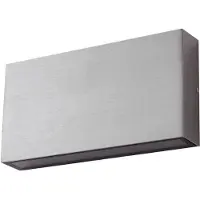 LINDBY LED-ulko Jarte, hopea, metalli, 17 cm, IP54 Jarte, Kromi/hopea, Alumiini, Moderni